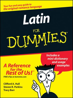 cover image of Latin For Dummies